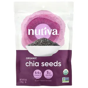 Nutiva Organic Chia Seeds, 6 oz (170 g)
