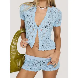 Sun Still Shines Crochet Set Blue