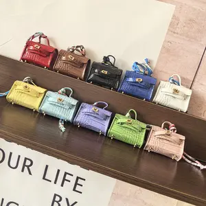 LITTLE ROOM~Mini Bag Pendants – Elegant Keychain for Cars, Purses & AirPods Crochet Personalized Tassel Charm