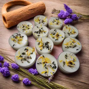 12 Pack Mini Soy Tealight Candles, 0.7x1.5 inch Scented Candles (Rose/Lavender/Jasmine), Long-Lasting Aromatherapy Candles for Home Decor, Christmas, Mothers Day, Halloween, and Holiday Gifts