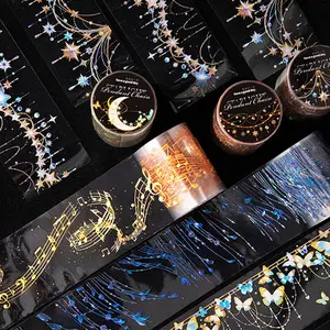 Starburst Dangle Series Decorative Pet Tape Roll, Creative Handmade Scrapbook Stickers DIY Album Frame Water Cup Diary Greeting Card