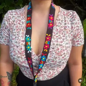 Artisanal Embroidered Lanyard Artisanal Embroidered Lanyard