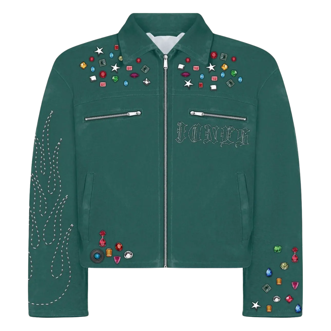 Velvet Rhinestone Jacket