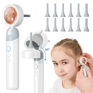 Smart Portable Ear Detector with Screen, 90° Rotating HD Camera, Ear Wax Removal Camera, Ideal for Checking Ears, Nose, Skin, Hair, Mouth, Pet Use, Holiday Gift