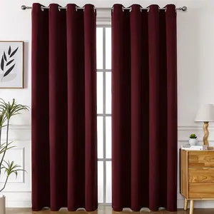 Simple Blackout Curtain, High-Density Woven Fabric, New Sun Protection Insulation UV-Resistant, Multiple Colors Available, Easy Installation