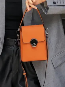 Women's First Layer Cowhide Leather Wallet Bag, Small Crossbody Phone Purse, Fashion Shoulder Handbag, Versatile Mini Bag