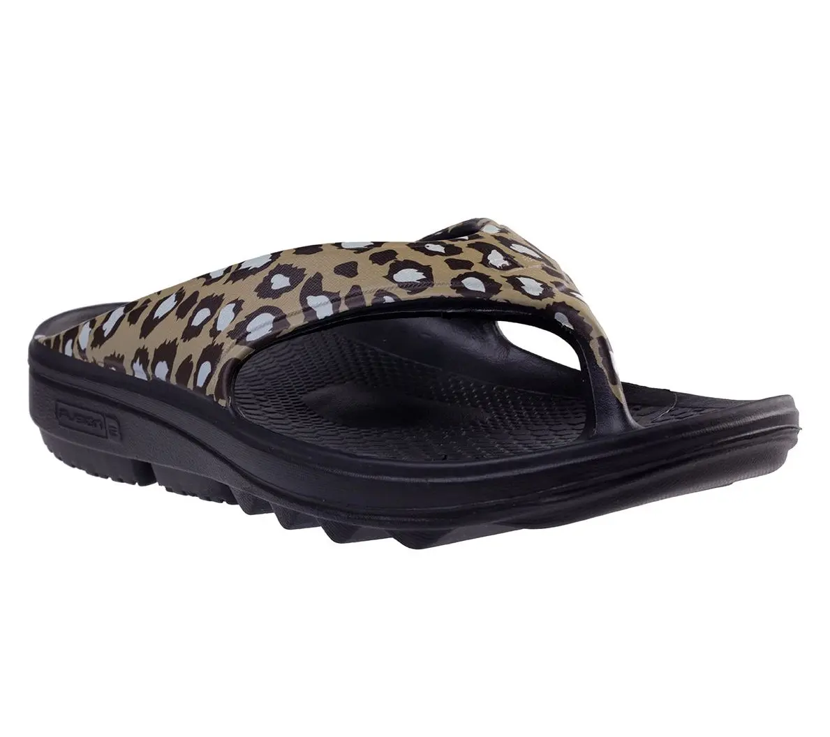 Spenco Orthotic Fusion Thong Sandals - Safari