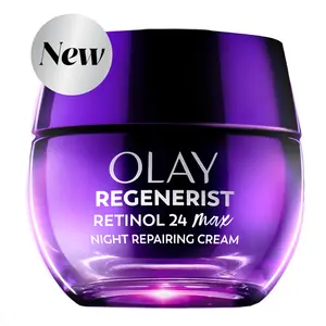 Olay Retinol 24 MAX Night Moisturizer - 24 Hour Hydration, Fine Lines, Wrinkles, Firming, Reducing Dark Spots, Pores, 1.7 oz