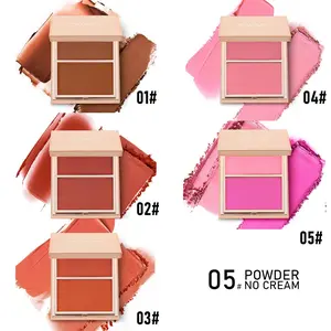 PHOFAY Cream-Powder Matte Blush Duo | Buildable Long-Lasting Color | Vibrant Matte Finish | Makeup Cosmetic