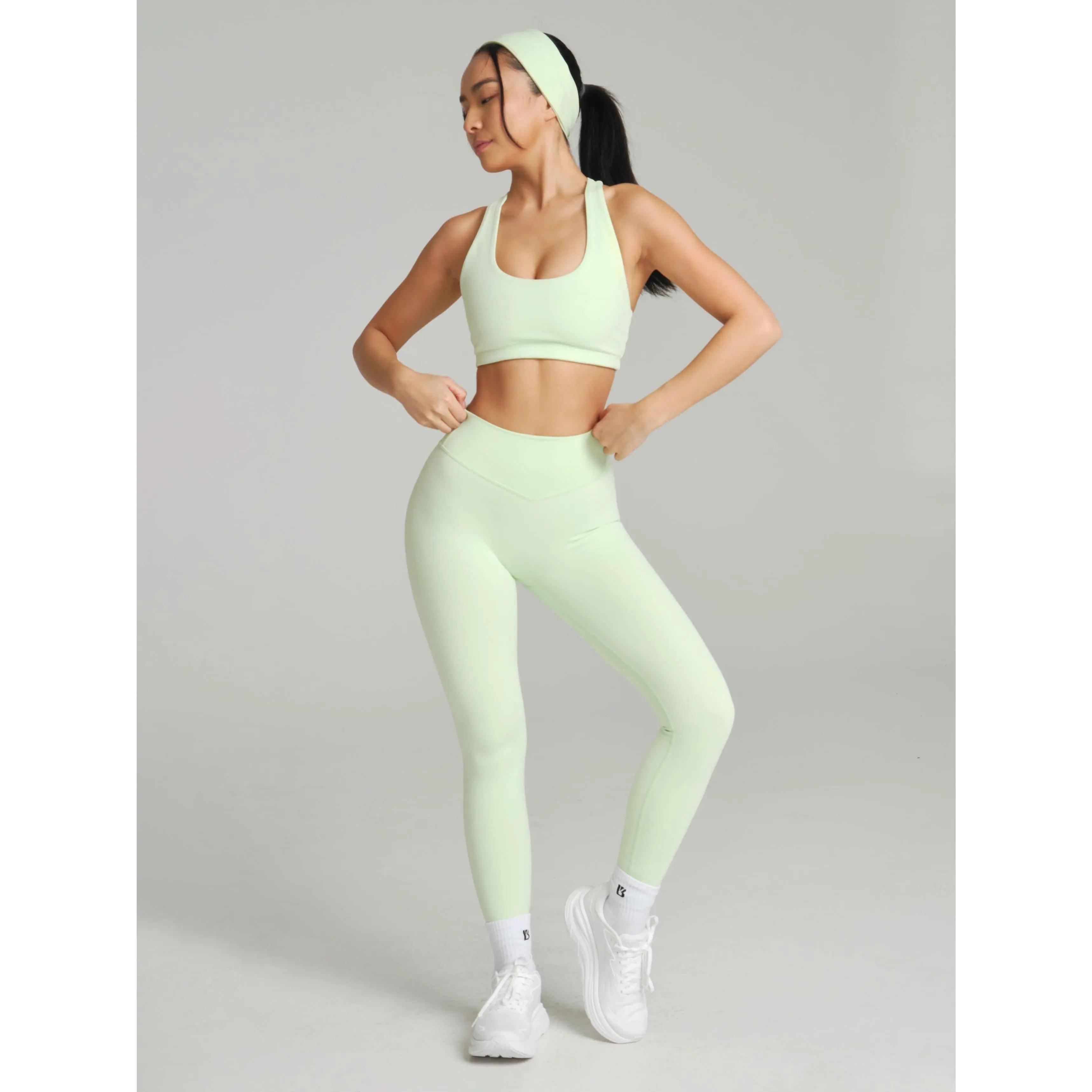 Colorado Fleece Legging - Honeydew