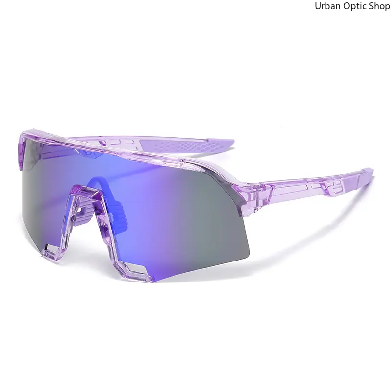 Unisex Polarized 1-Piece Cycling Sunglasses, UV400 All-Day UV Guard, Windproof Road-MTB Sports Eyewear for Bike Riding, Driving, Sunglasses for Women, Womens Sunglasses, Road+Mtb Ready