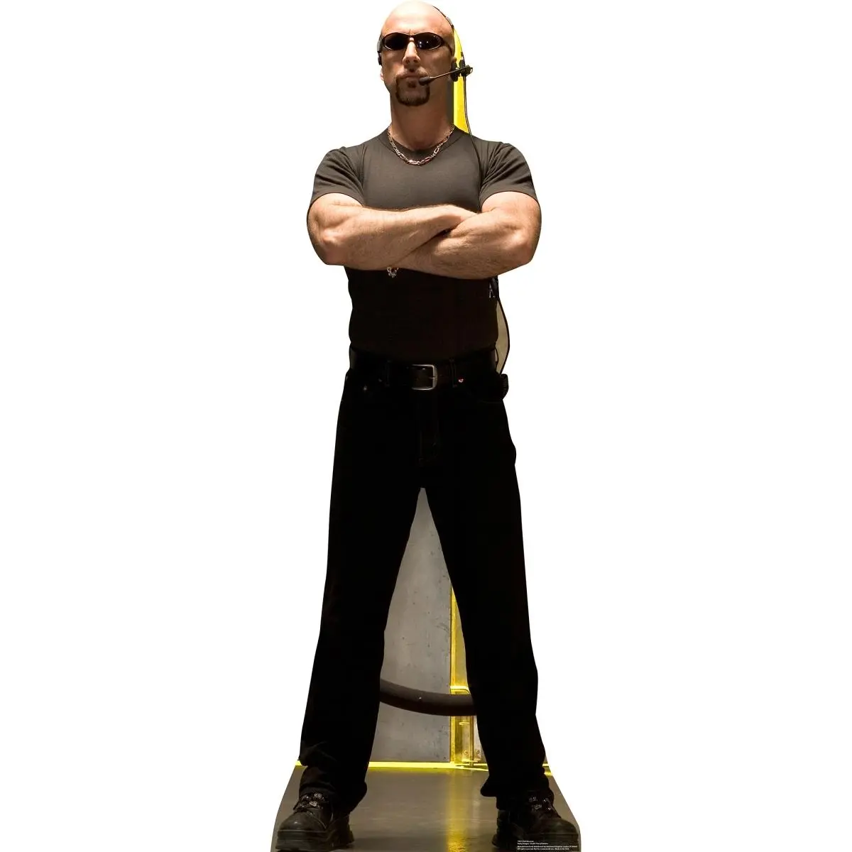 Advanced Graphics 1941 Lifesized Club Bouncer Cardboard Cutout, 74x27 in Decorative Party & Home Decor Standup, Club Bouncer Cardboard Standup