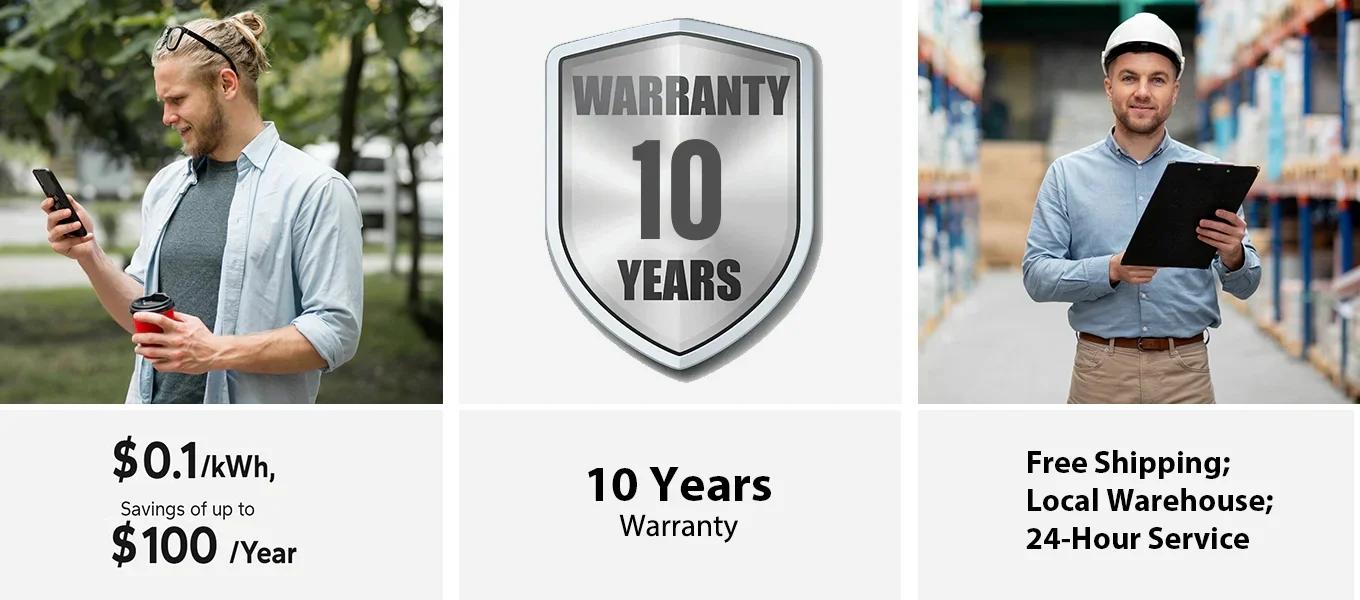 WEIZE 12V 100Ah 1280Wh LiFePO4 Lithium Battery, Group 24 Deep Cycle Battery