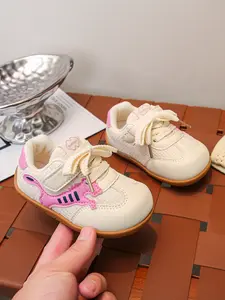 2026 Spring Multicolor Colorblock Walker Shoes, Mesh Velcro Sports Shoes, Soft Sole Anti-Slip Casual Kids' Shoes, Casual Trainers, Breathable Footwear