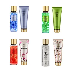 Victoria Anna Women's Long-Lasting Body Mist & Body Cream Set - Charming Angel Exudes Fragrance of Nature, The Rhythm of Bamboo, Bright, Fresh Floral Perfume