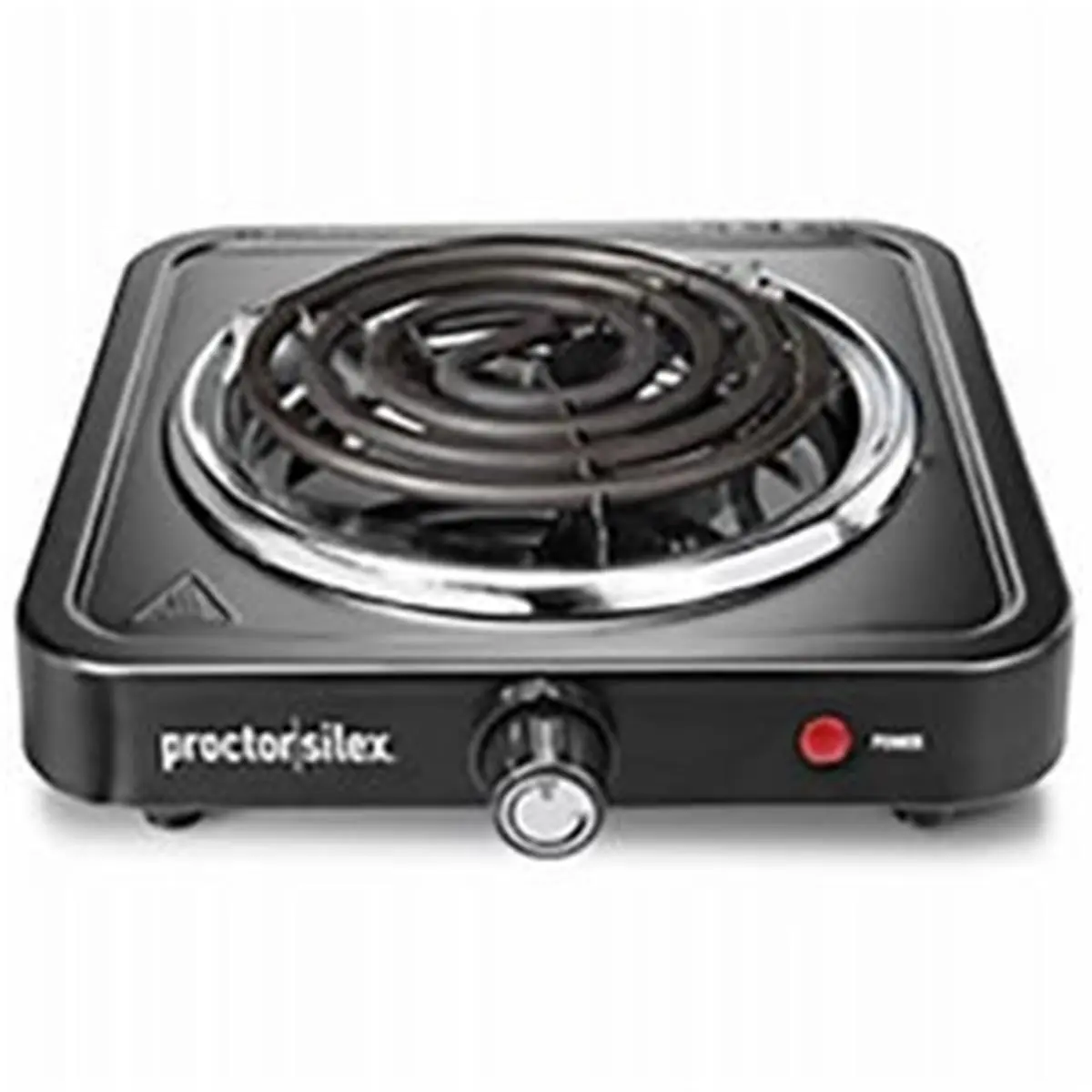 Hamilton Beach 270387 Electric Single Burner Cooktop - 1200W, 2.2 lbs, Easy Clean Hinged Coil, Gas Stove Burner Accessory for Home Household Large Appliance Use