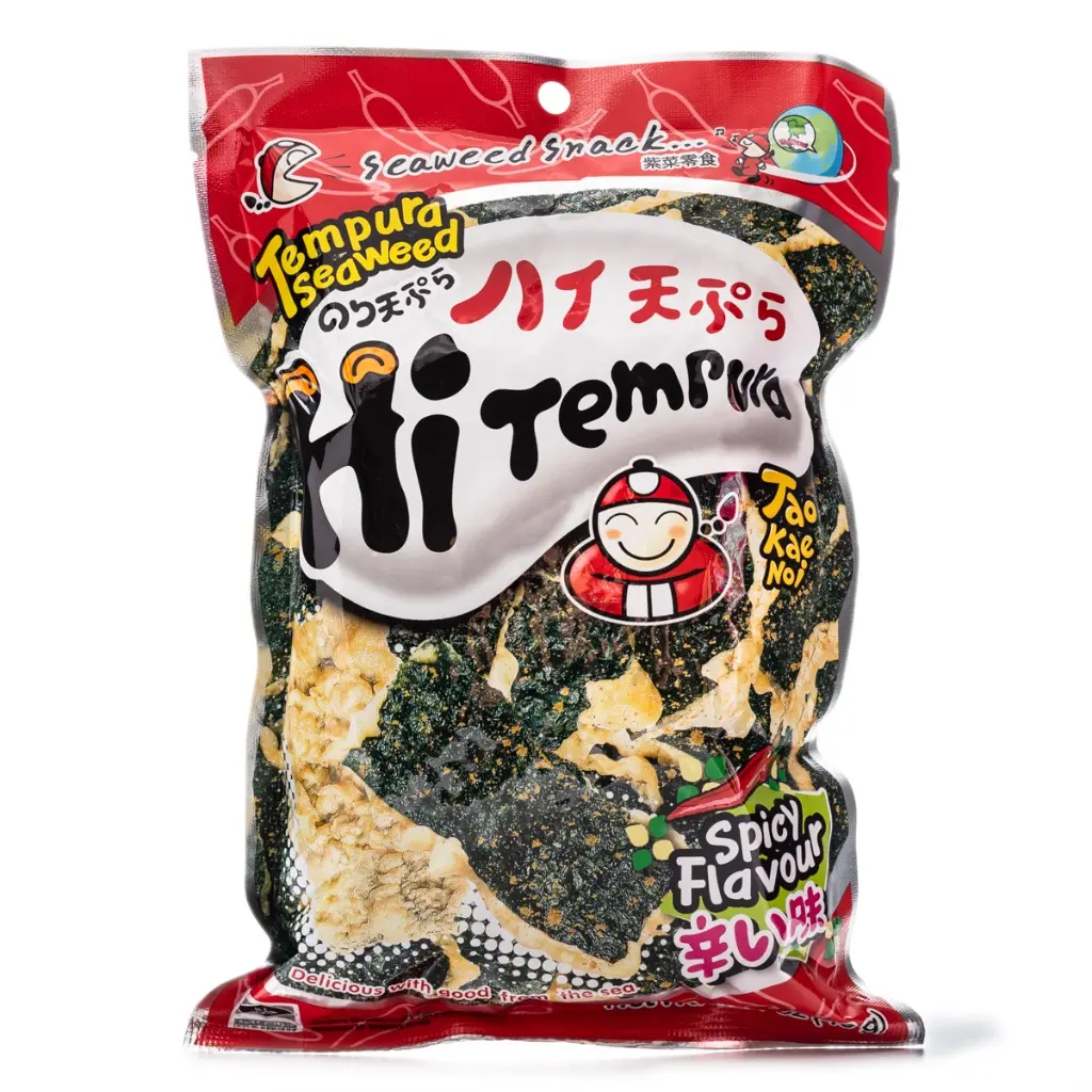 Tae Kae Noi Super Crispy Tempura Seaweed, Spicy Flavor 40 g