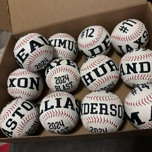 Customized Baseballs/Softballs - Assorted Designs with Various Texts for Fans and Collectors