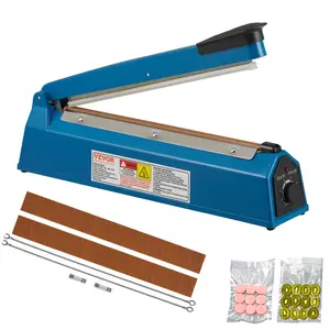Father's Day Gift Spring new arrivals Impulse Sealer 12 inch, Manual Heat Seal Machine with Adjustable Heating Mode, ABS Shrink Wrap Bag Sealers for Plastic Mylar PE PP Bags, Portable Poly Bag Sealing Machine with Extra Replace Kit