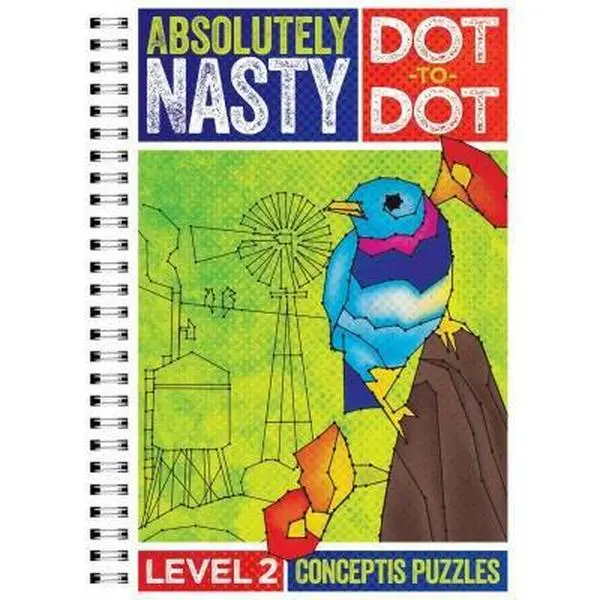 USED-Absolutely Nasty(r) Dot-To-Dot Level 2 by Conceptis Puzzles (Paperback)