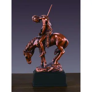 212 MAIN High End of the Trail Silhouette Art Statue - 4x6.5 in. Collectible Western Figurine, Home Decor Sculpture, Collectible Figurine