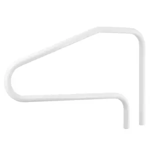 VEVOR Pool Rail, 48 x 32 inch Pool Handrail, 220 lbs Load Capacity Heavy Duty Stainless Steel Swimming Handrail, Seamless Welding, Recessed or Base Mount, for Poolside, Water Parks, Spa Centers