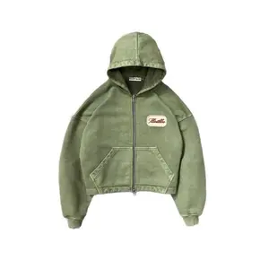 Fashion Trend New Solid Color Letter Patch Hooded Zipper Sweater Men Y2K Hip Hop Vintage Harajuku Joker Couple Sports Hoodie Womenswear Clothes Suits Pocket Long Sleeve Casual Love Piece Style Streetwear Polyester Gamis