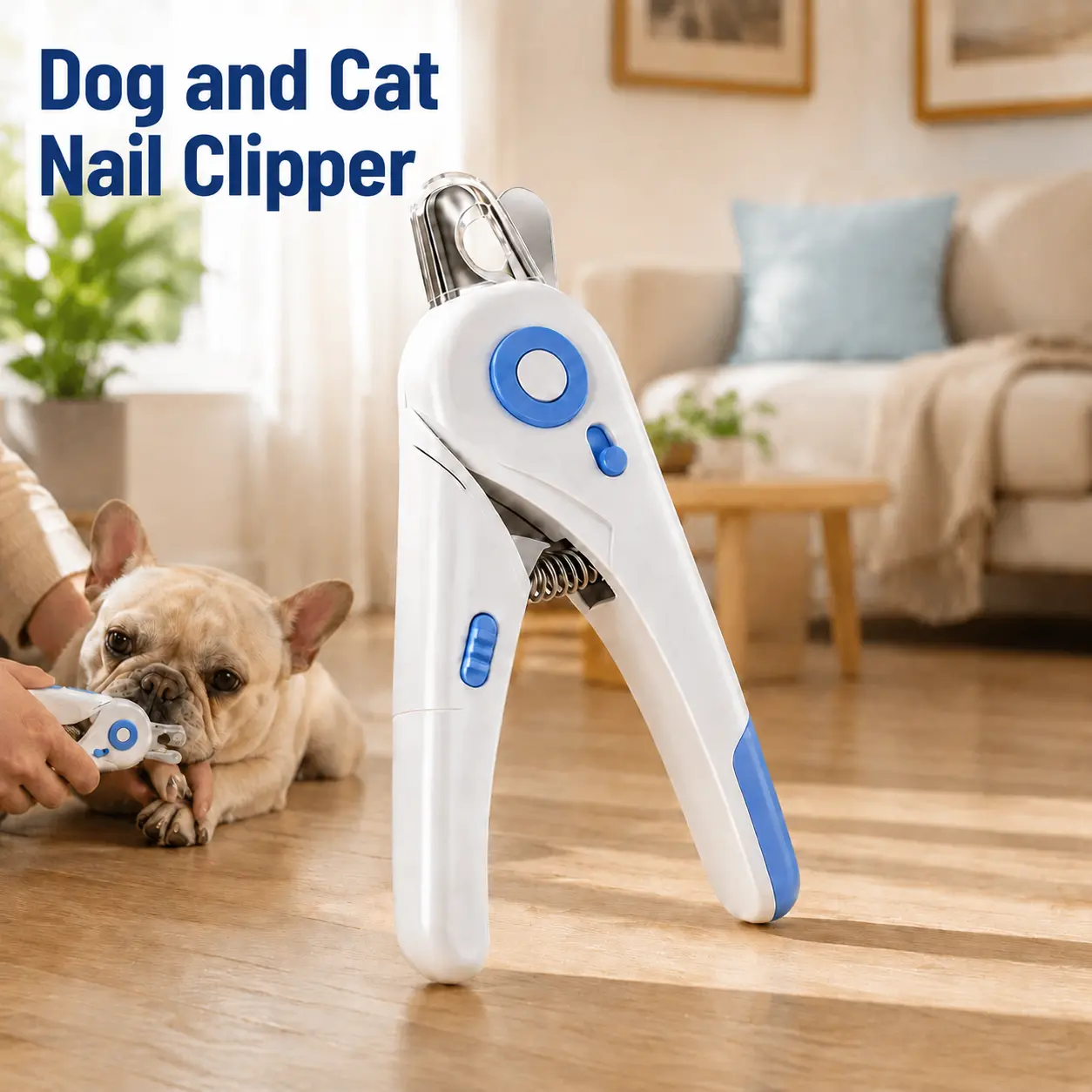Cat&Dog Nail clipper with LED Light, cat nail clipper,dog nail clipper,stainless steel pet nail trimmer,Home Grooming Tool for Small Dogs, Cats and Kittens