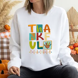 Thanksgiving Teacher Shirt, Thankful teacher Shirt, Thanksgiving Vacation Shirt, Family Thanksgiving Shirt, Thanksgiving school spirit shirt ZAA