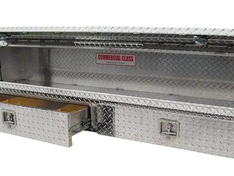 BRUTE Contractor Truck Tool Box with Drawer 60 inch TBS200-60-BD Durable Storage Solution for Tools and Equipment