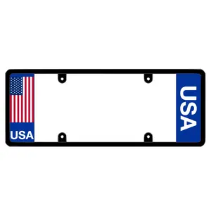 DFS United States of America USA Patented License Plate Frame Holder