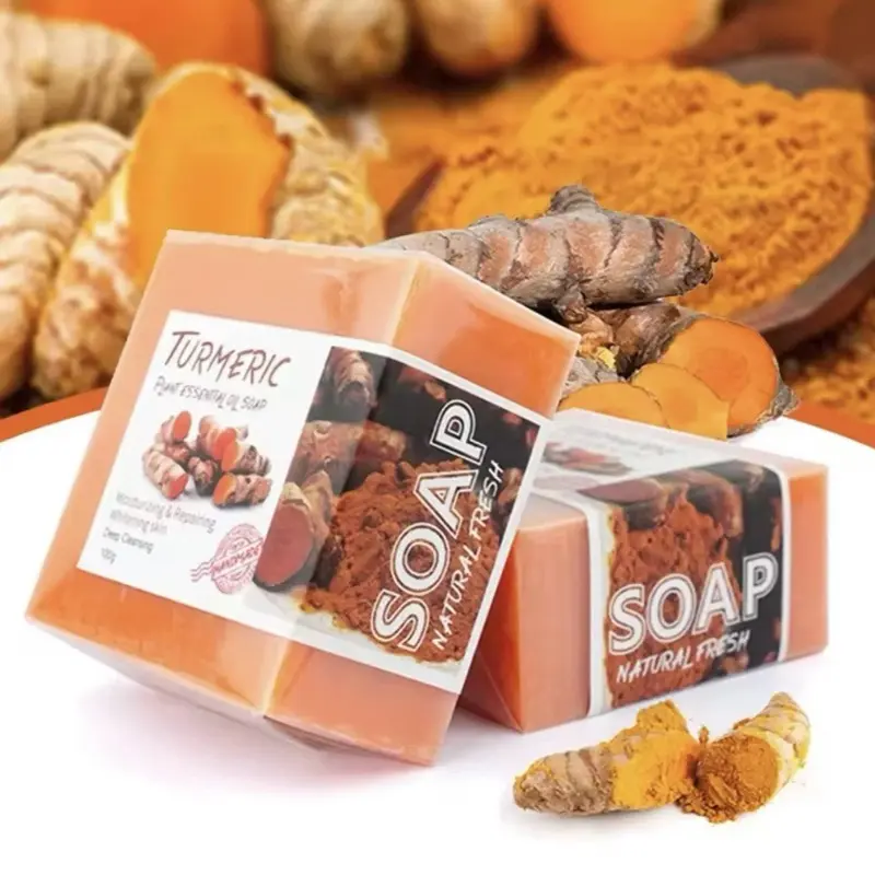 Tumeric brightening soap