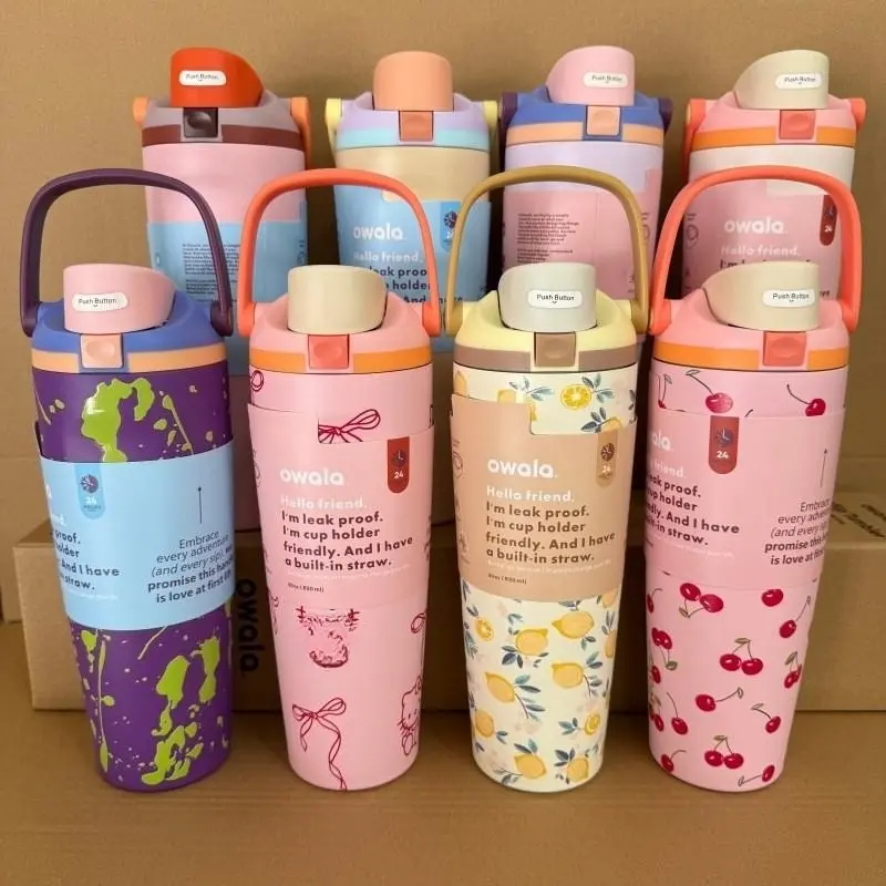 Owala 30oz Sway Stainless Steel Water Bottle-Multicolor Latest model