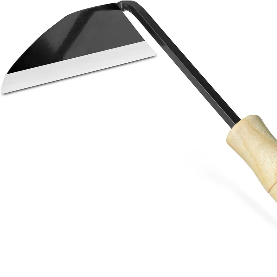 Hanpex Japanese Wide Blade Gardening Tools I Premium Quality Hand Hoes/Weeding Sickle Have Very Sharp Edge for Quick Work