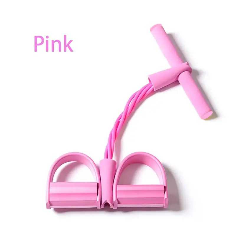 Manual Tension Training Pedal Elastic Band, Eco-Friendly Natural Latex Yoga Stretching Band, Adjustable Resistance Band for Home Gym Arm & Waist Train