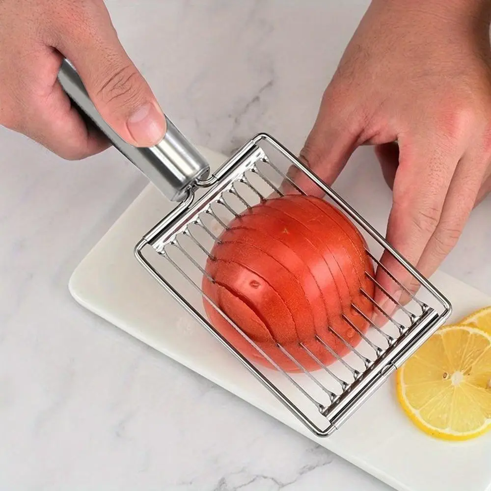 Manual Vegetable Cutter, Tomato Slicer, Egg Slicer, Kitchen Tool, Kitchen Gadgets, Perfect for Salad, Sandwiches, Breakfast Prep, Durable Structure