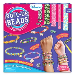 Skillmatics Roll-up Beads - Art & Craft Activity, Jewelry Kit, DIY Craft Kits, Gifts for Kids Ages 6 to 13