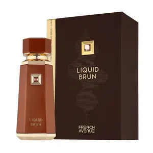 Fragrance World French Avenue Liquid Brun EDP Unisex 3.4 Fl Oz Liquid Eau De Parfum Non Toxic with Versatile Opening Notes for Day or Night Elegant Perfume Floral Perfume