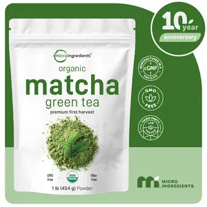 Micro Ingredients Organic Matcha Green Tea Powder 1 Pound