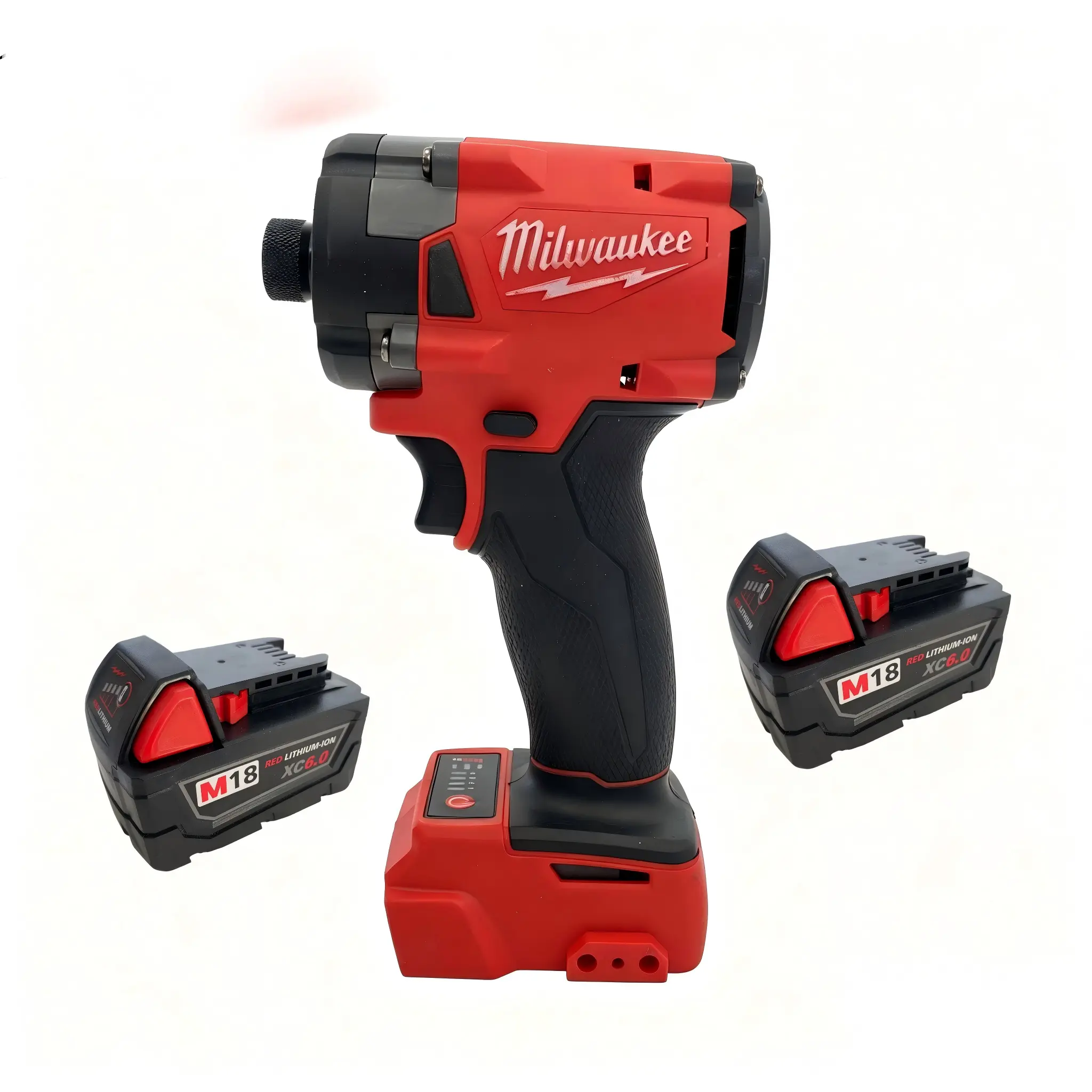Milwaukee M18 FUEL 1/4″ Hex Impact Driver Kit - Tool with 6.0Ah Battery + Charger, 300Nm Max Torque, 4-Mode Control for Deck Screwing & Cabinet Installation