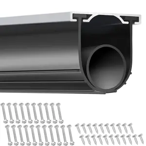 fathersdaygift  VEVOR Garage Door Seals Bottom Rubber, U Shape+O Ring Garage Door Weather Stripping, Universal Weatherproof Threshold Buffering Sealing Rubber, 5/16 inch T - ends and 3 3/4 inch Width (20 Ft, Black)VEVOR Super Brand Day