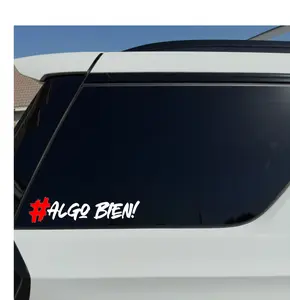 Algo Bien! Pre-Cut Car Sticker Decal - Car Sticker Decoration, Decals for Smooth Surface Easy Application, Durable Flexible Vinyl Material - #ALGOBIEN, Decals Car Stickers