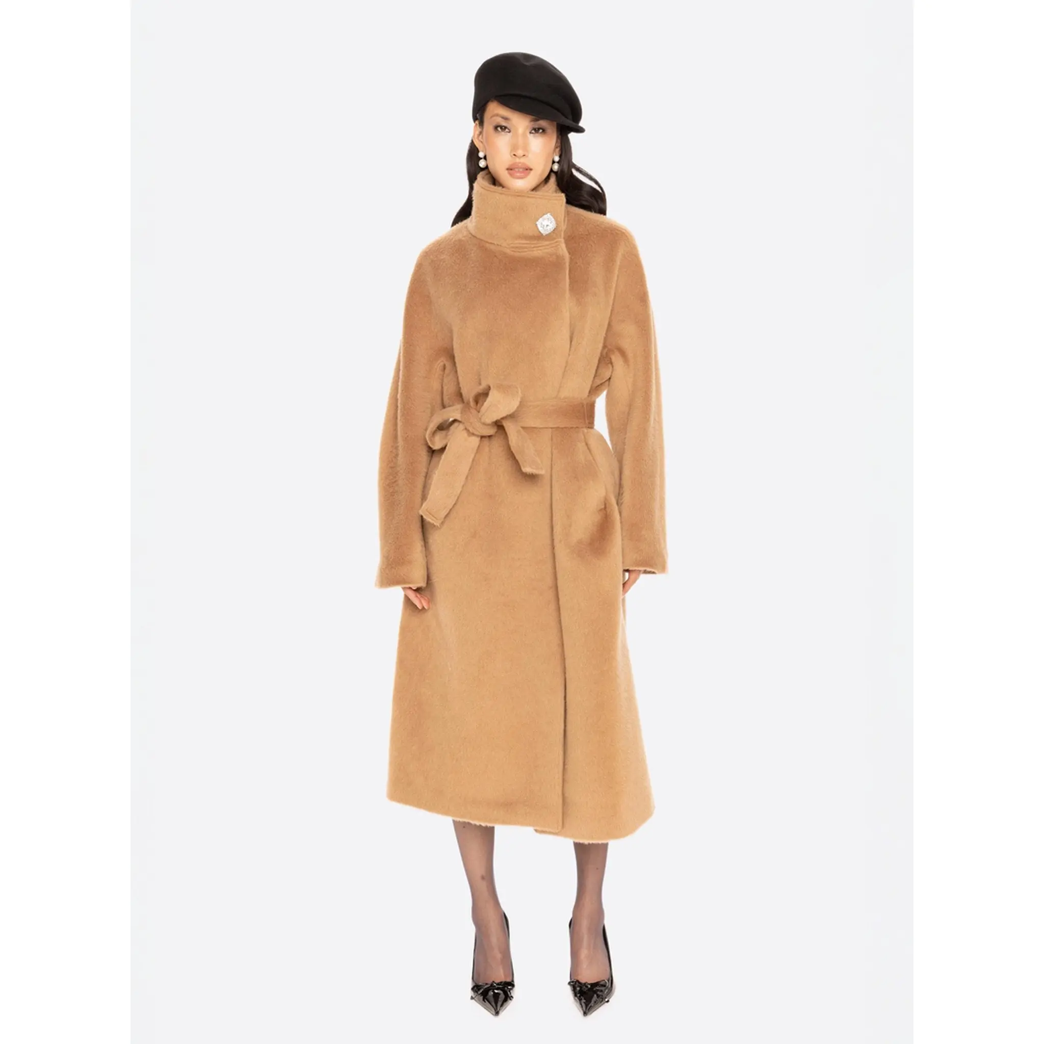 Audrey Long Coat (Camel)