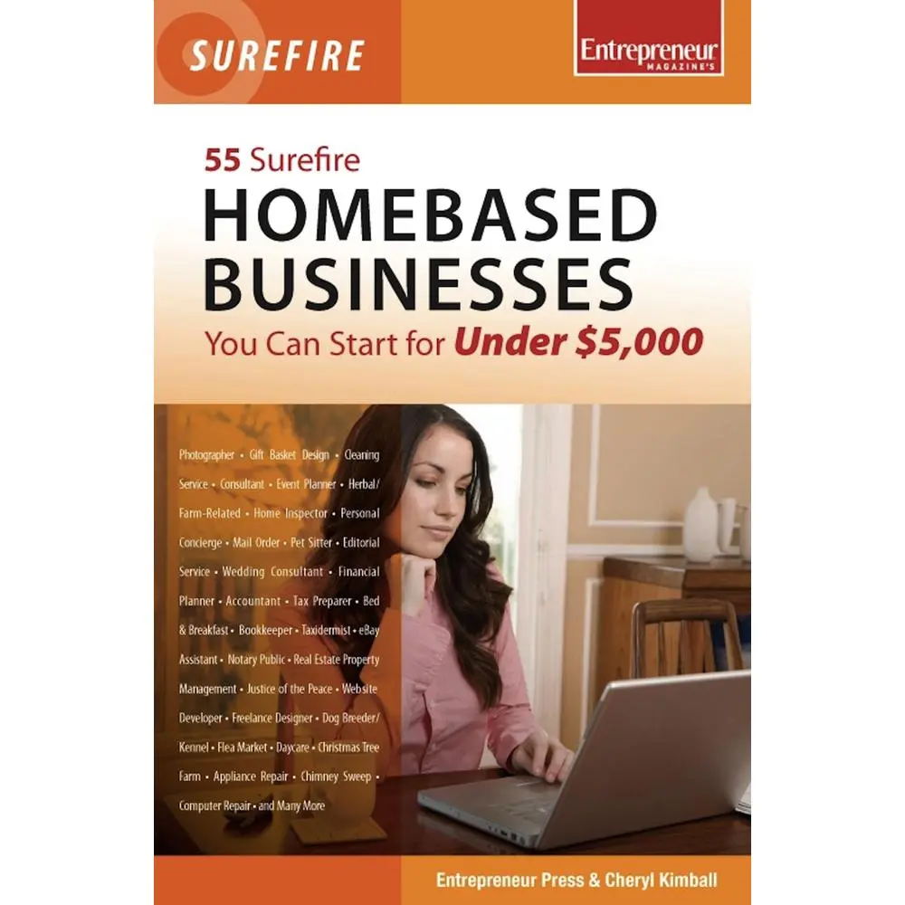 USED-55 Surefire Homebased Businesses You Can Start for Under $5,000 by Entrepreneur Press (Paperback)