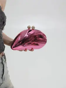 Acrylic Mango Evening Bag, New European and American Candy Color Box Bag, Perfect for Shopping, Work, and Parties