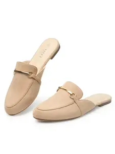 Women's Fashionable Solid Color Slip on Mules, Casual Comfortable Loafers for Daily Wear, Lightweight Breathable Shoes for Women & Girls, Footwear, Soft Clogs, Minimalist Clogs