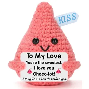 Gifts for Her Girlfriend Anniversary - to My Love, Easter Basket Stuffers Essentials Birthday Romantic Crochet  for Wife Girlfriend Women Him Fiance Couple Wedding Engagement