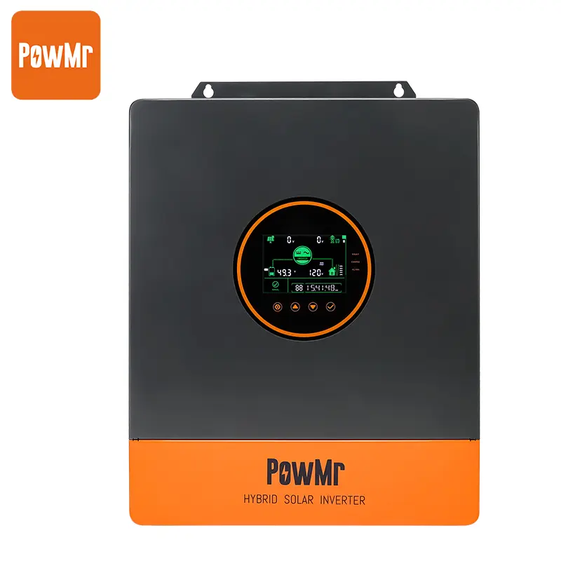 PowMr Solar Hybrid Inverter 5200W 48Vdc to 110Vac Built-in 100A MPPT Controller | Split-Phase need 2pcs to parallel | | Max.PV Input 6KW 500VOC | Support 6 Units Parallel and Batteryless Run Safety