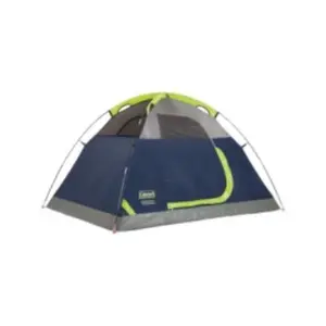 Coleman Sundome Camping Tent, 2/3/4/6 Person Dome Tent with Snag-Free Poles for Easy Setup in Under 10 Mins, Included Rainfly Blocks Wind & Rain, Tent for Camping, Festivals, Backyard, Sleepovers