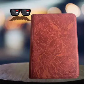 Lazer Engaved Custom Printed Binders 9 pocket Sleeved